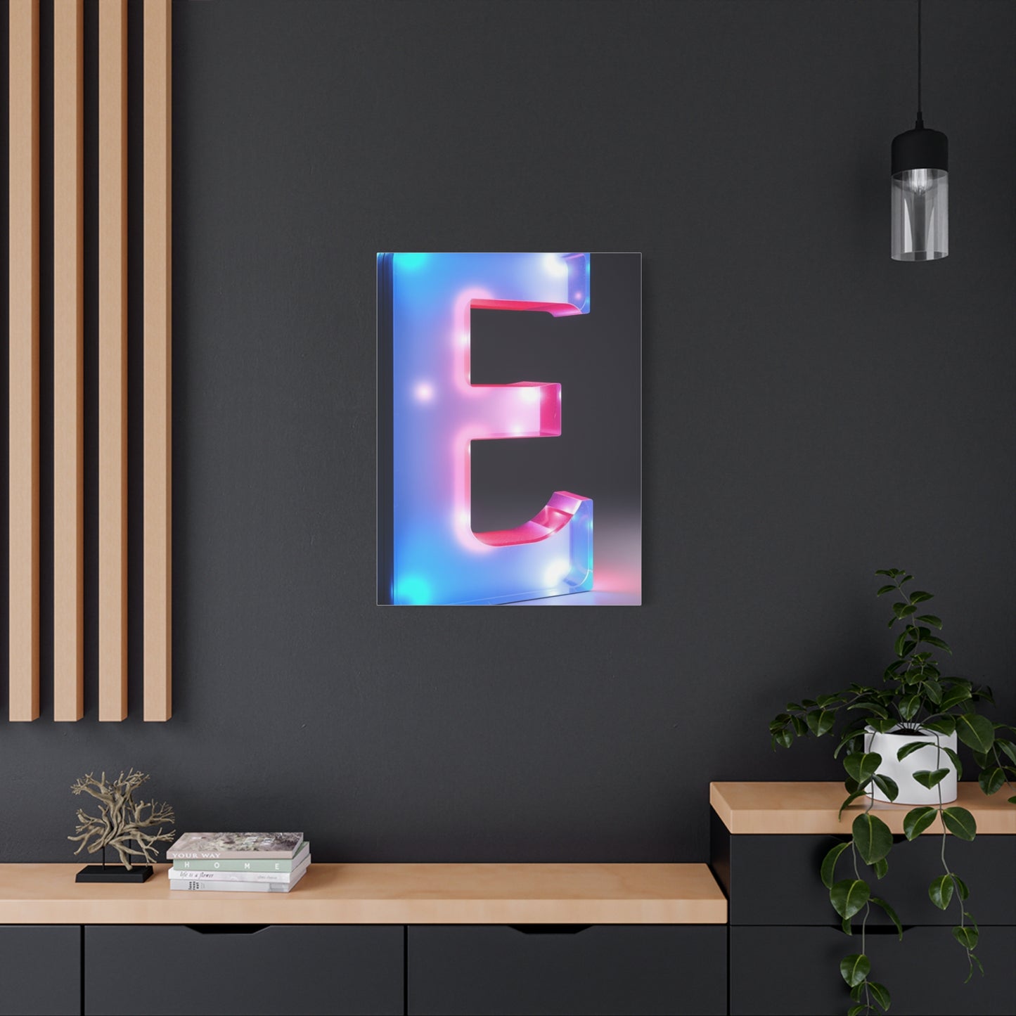 The Letter E - Art Luxury Canvas Wall Art & Canvas Print