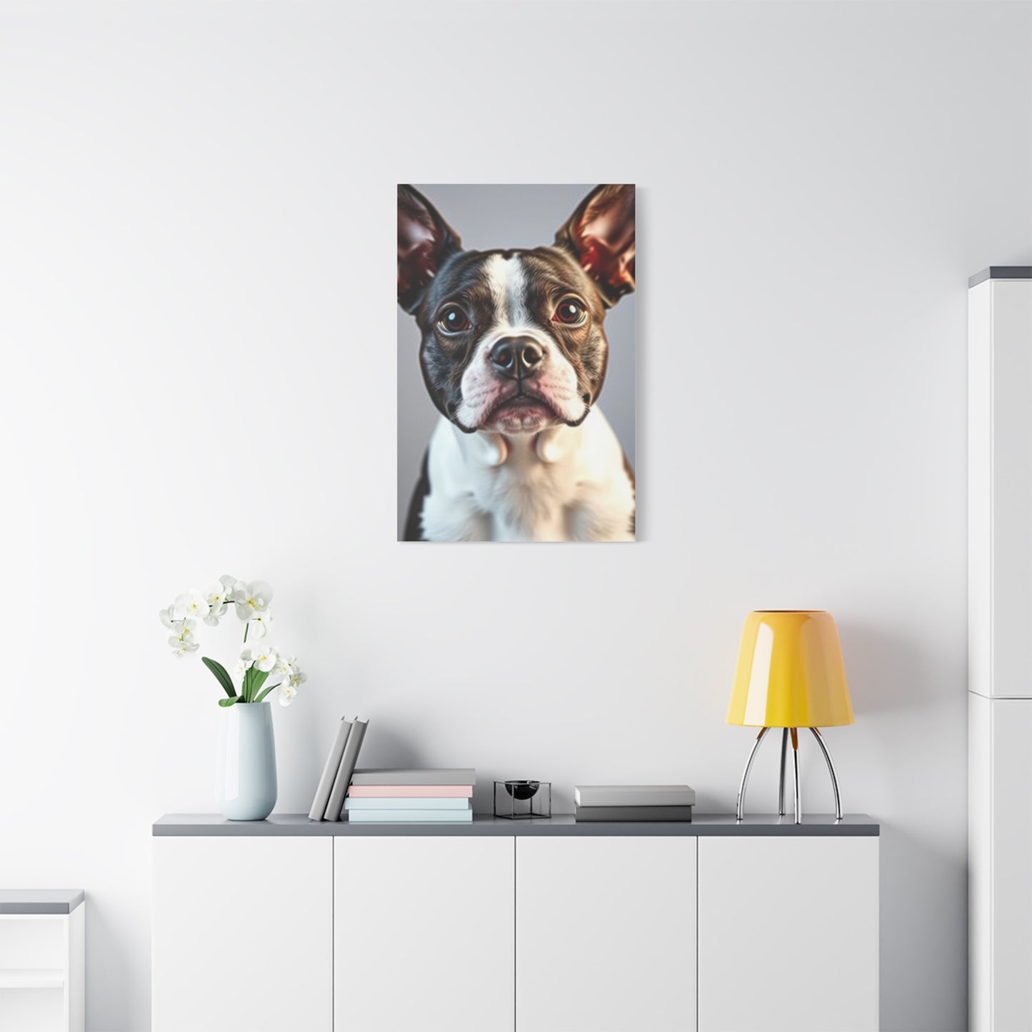 Elite Boston Terrier Art Vision Wall Art & Canvas Print