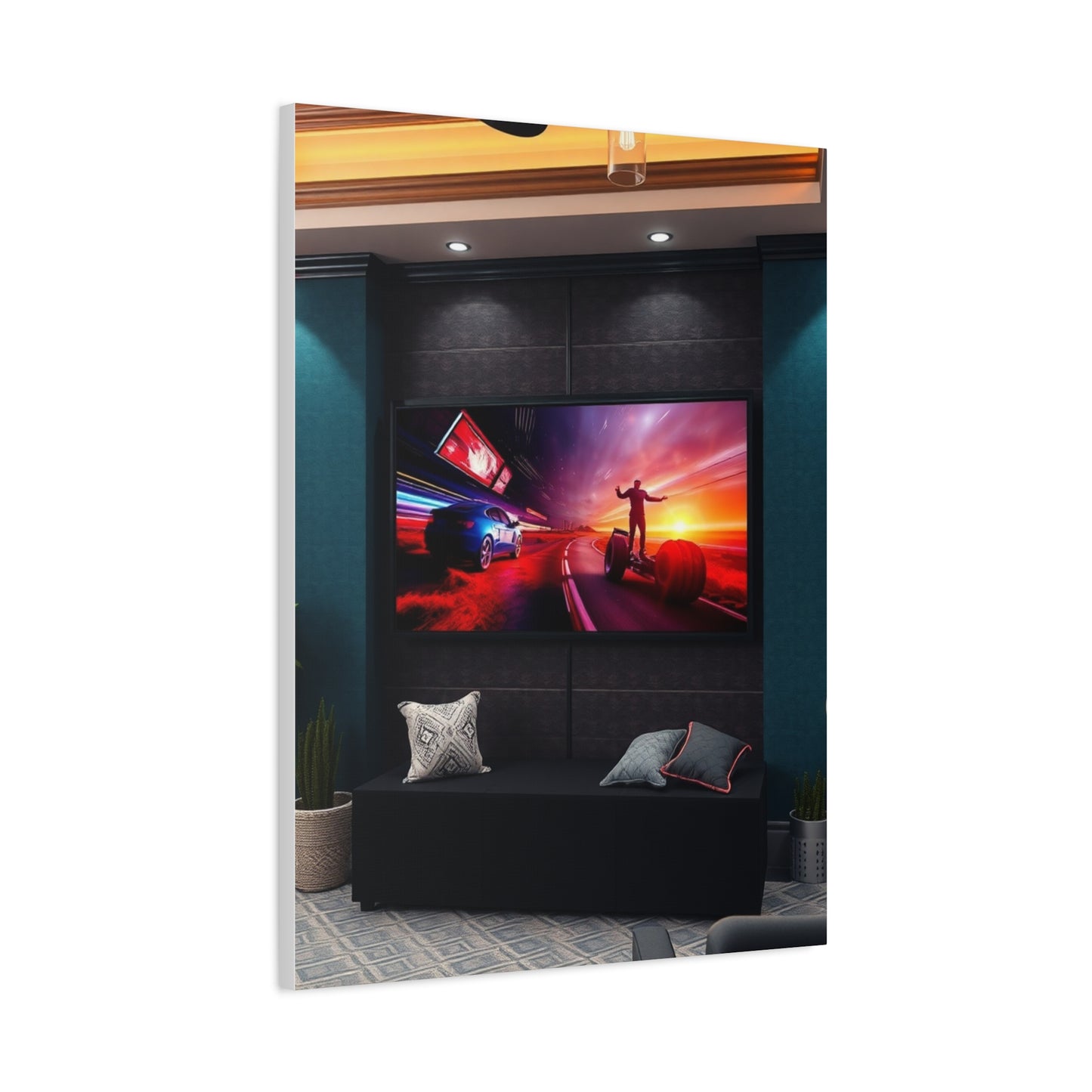 Home Theatre Decor Art Supreme Gallery Wall Art & Canvas Print