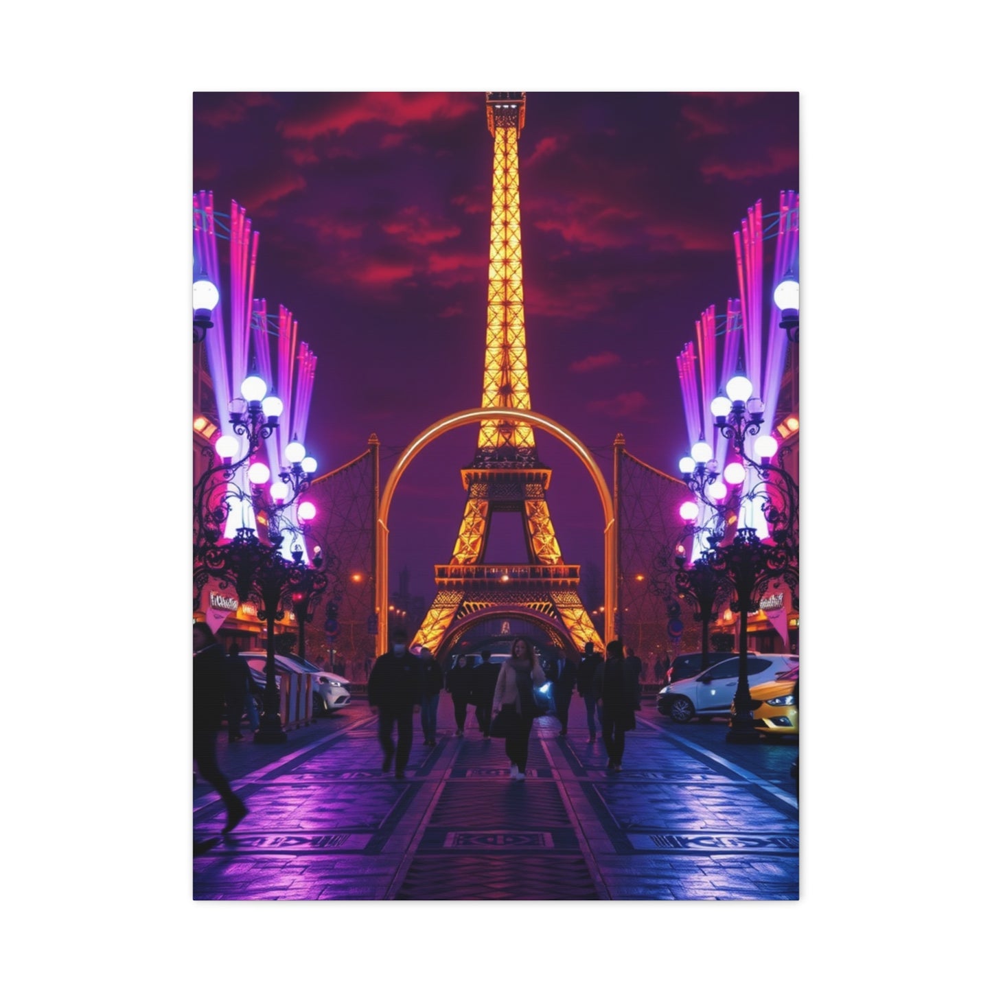 Lumière de Paris Canvas