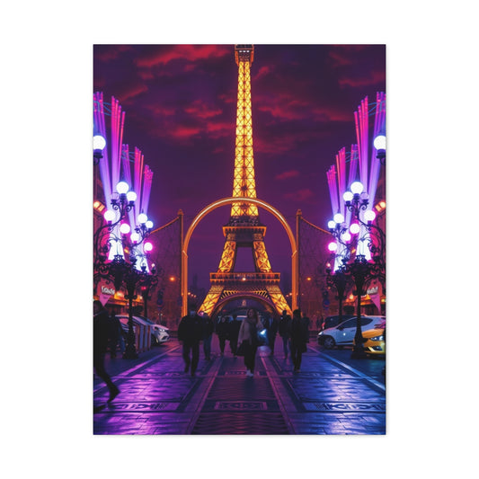 Lumière de Paris Canvas