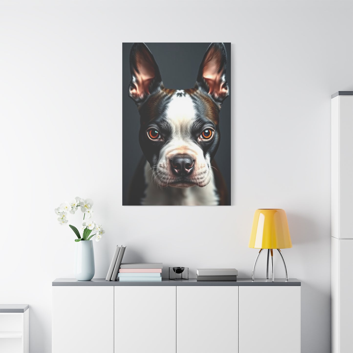 Supreme Boston Terrier Art Collection Wall Art & Canvas Print
