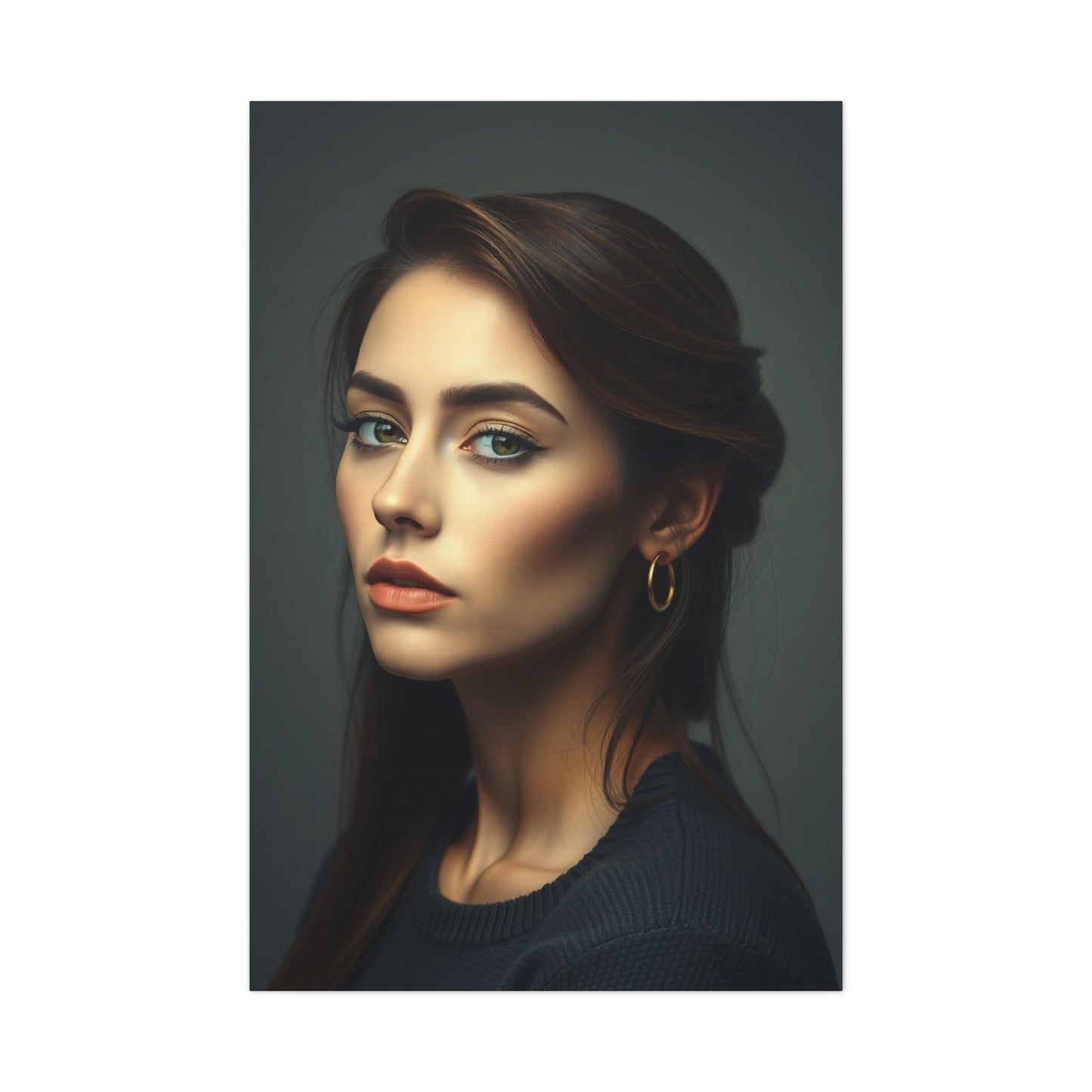 Masterpiece Female Portrait Art Vision Wall Art & Canvas Print