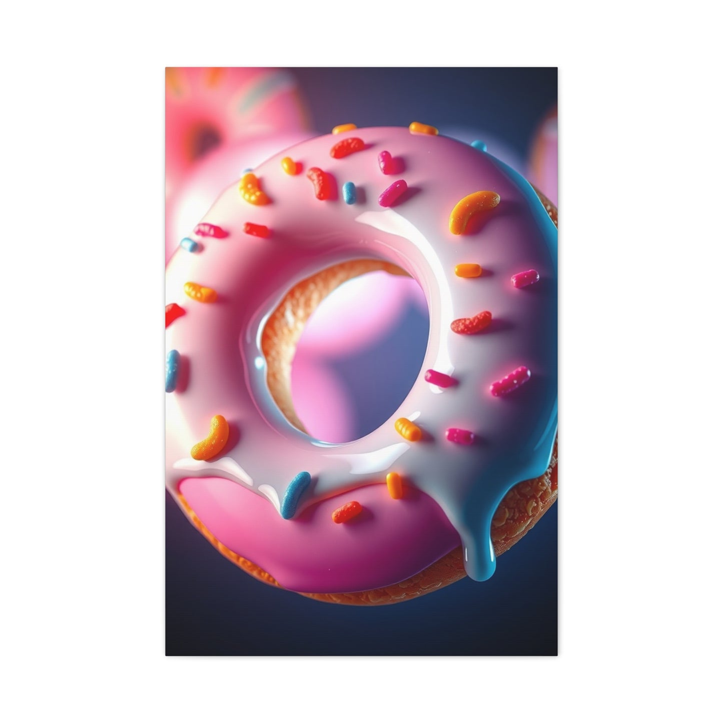 Donut Art Refined Canvas Wall Art & Canvas Print