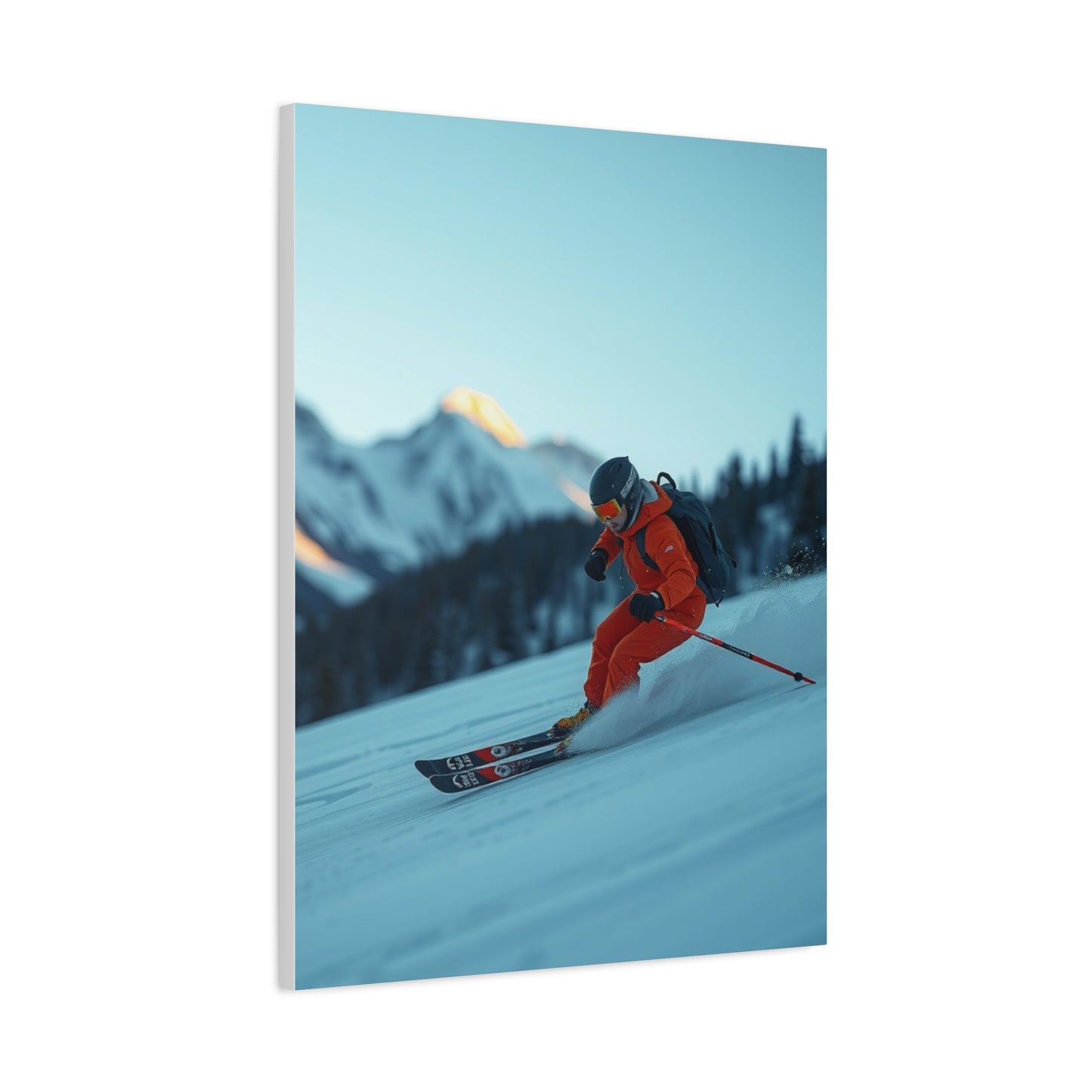 Masterpiece Skiing Art Vision Wall Art & Canvas Print