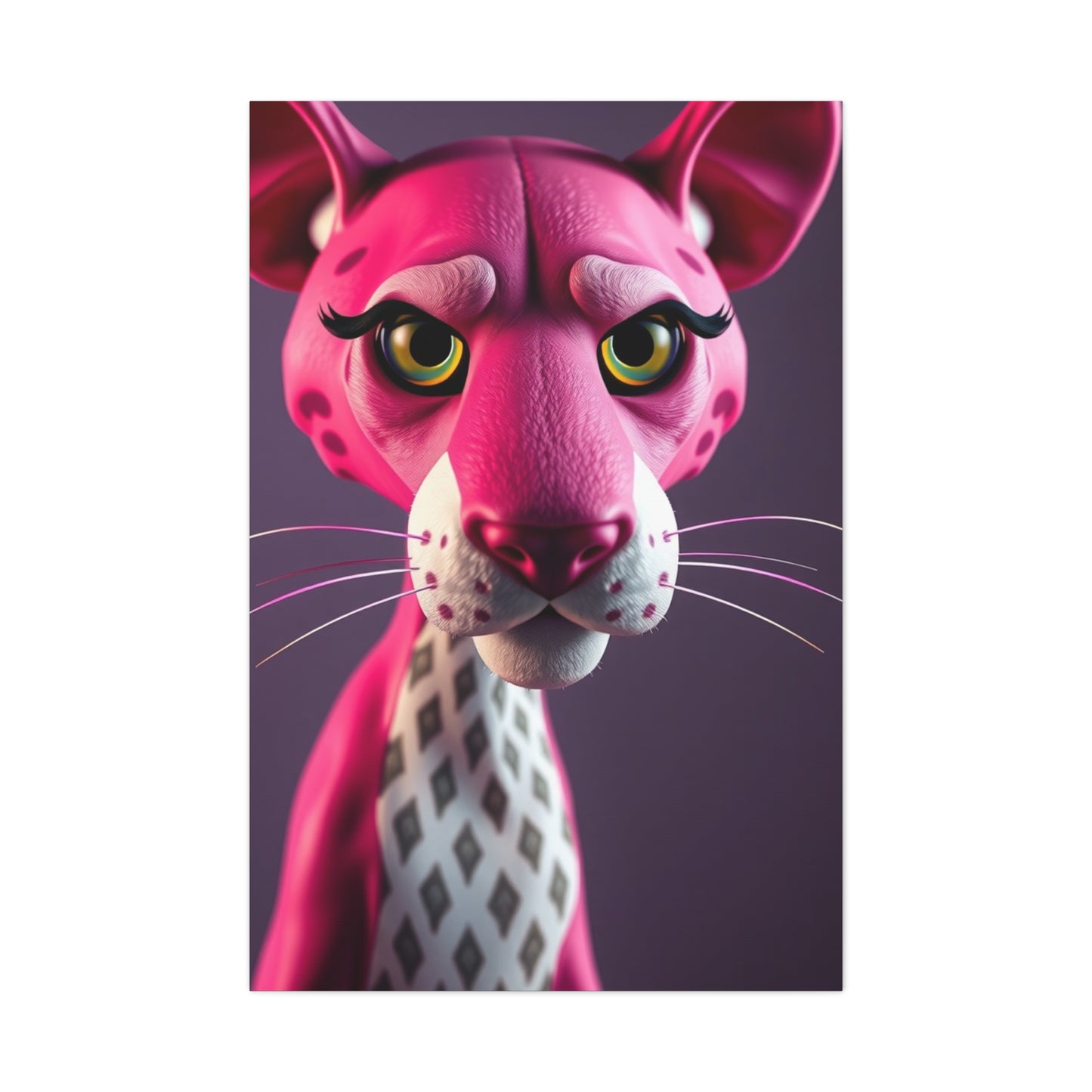 Panther Rose Reverie Wall Art & Canvas Print