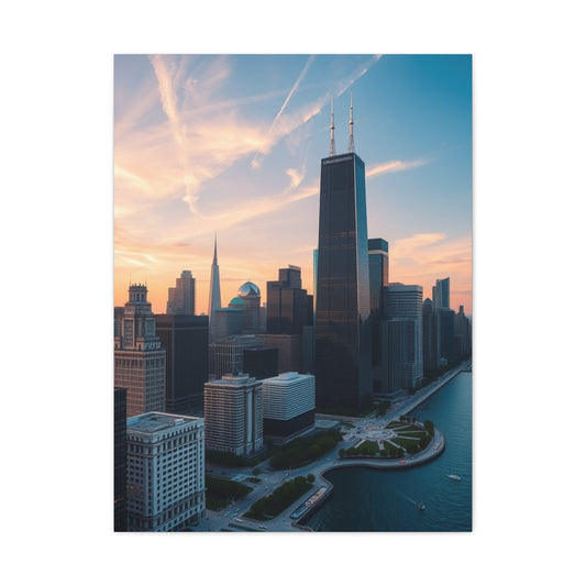 Masterpiece Chicago Skylines Art Vision Wall Art & Canvas Print