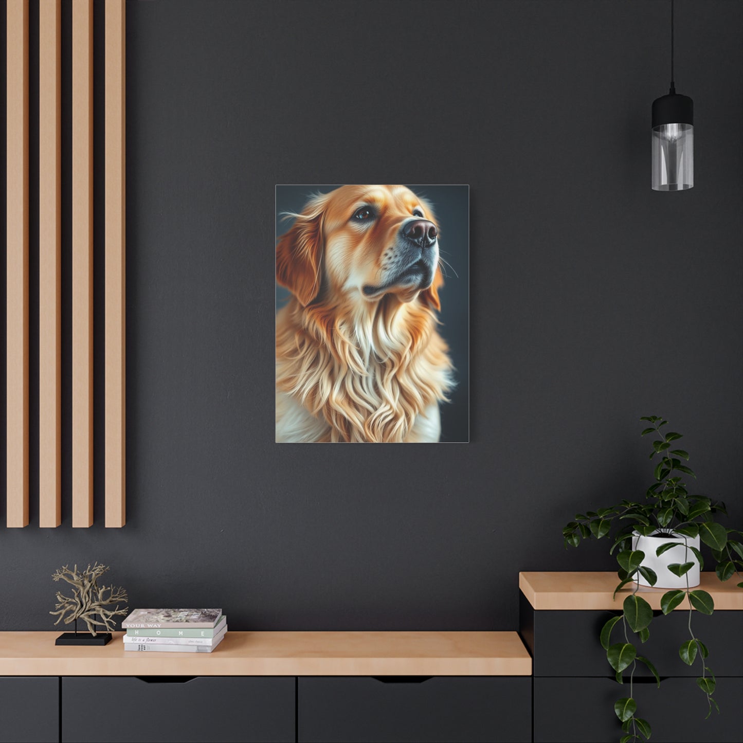 Golden Retriever Art Luxury Canvas Wall Art & Canvas Print