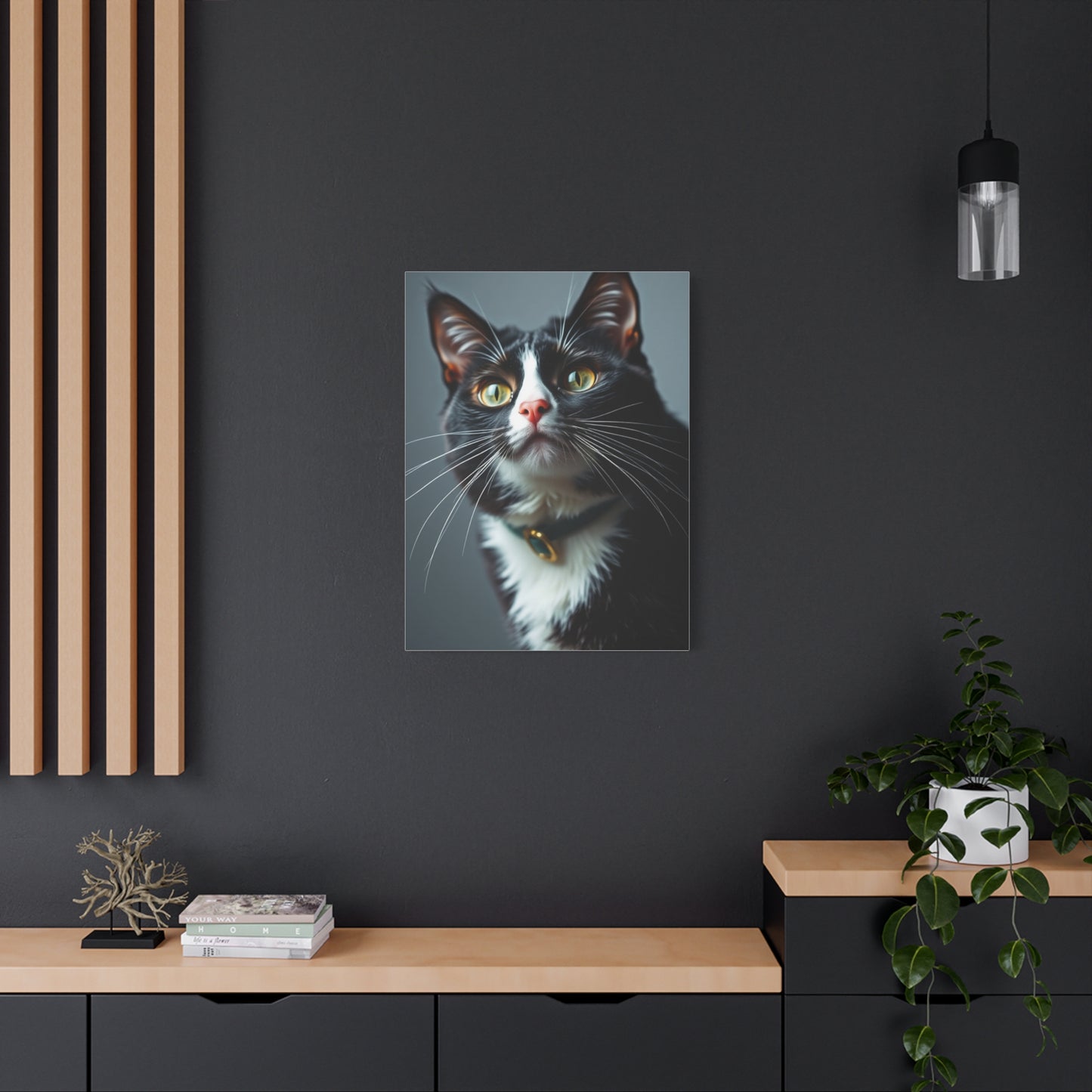 Supreme Tuxedo Cat Art Collection Wall Art & Canvas Print
