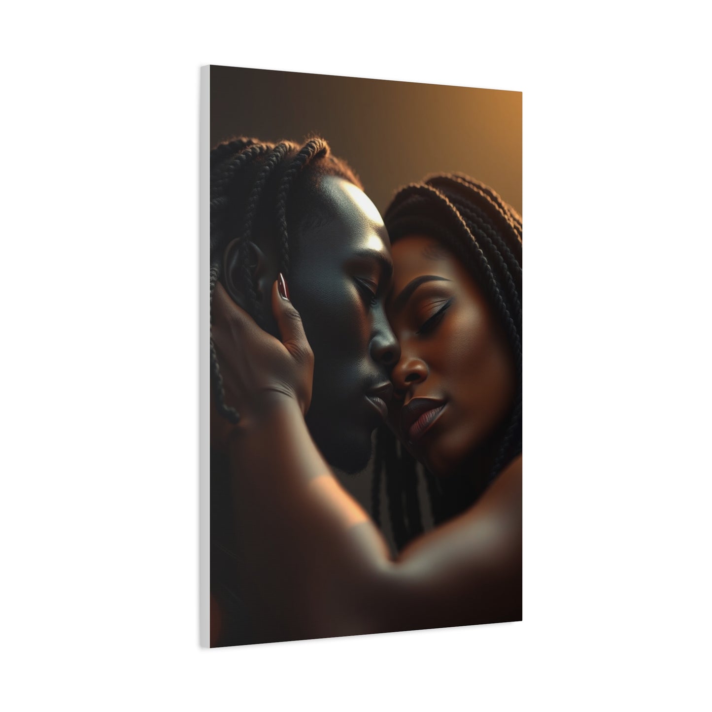 Masterpiece Black Love Art Vision Wall Art & Canvas Print