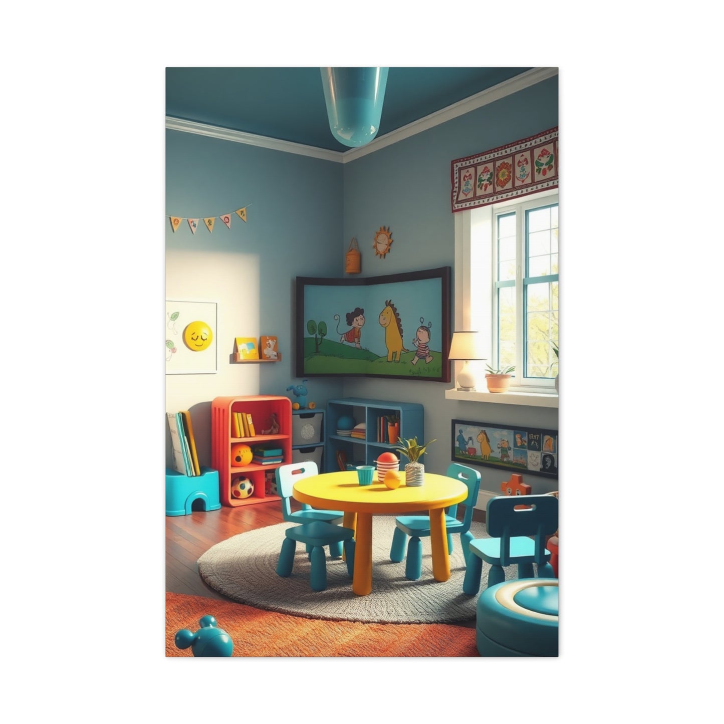 Masterpiece Kids Playroom Art Vision Wall Art & Canvas Print