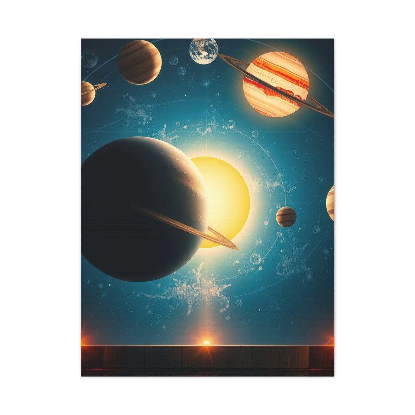 Elite Solar System Wall Art Vision Wall Art & Canvas Print