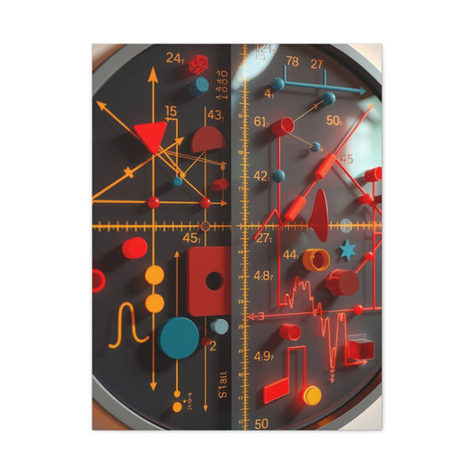 Masterpiece Modern Math Art for Creative Spaces Vision Wall Art & Canvas Print