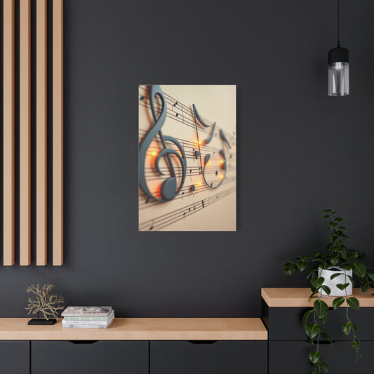 Elite Musical Notes Art Vision Wall Art & Canvas Print