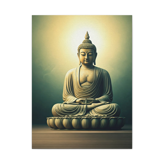 Radiant Harmony Buddha Meditation Wall Art & Canvas Prints