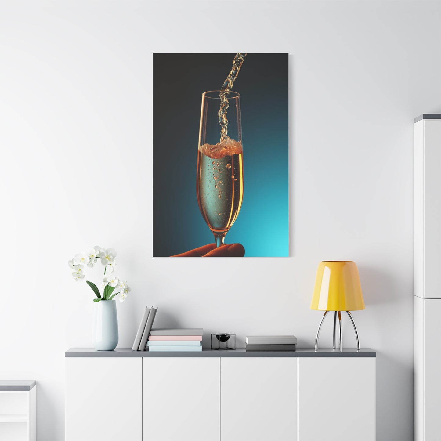 Masterpiece Champagne Art Vision Wall Art & Canvas Print