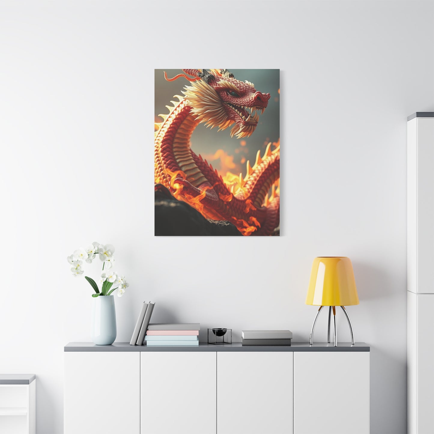 Masterpiece Dragons Art Vision Wall Art & Canvas Print