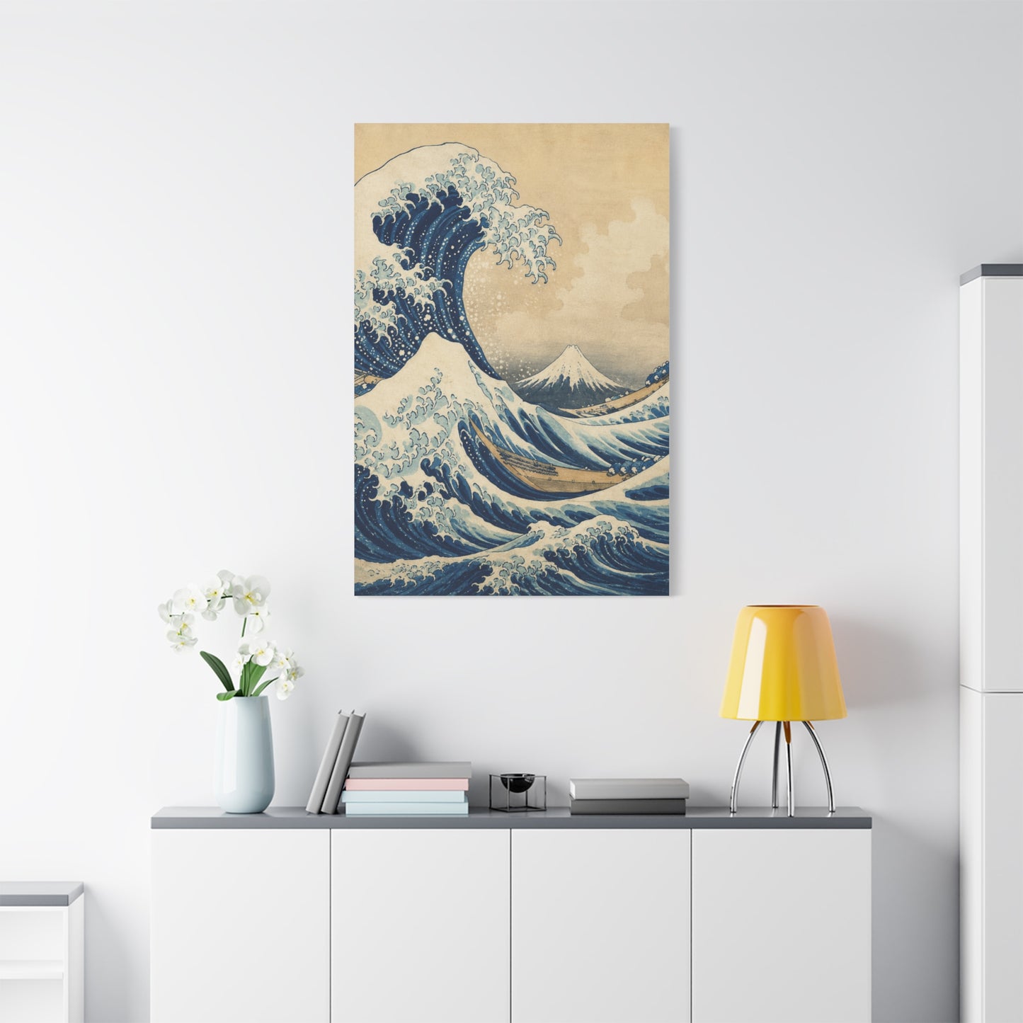 Classic Great Wave Ukiyo-E Interpretation Wall Art & Canvas Print