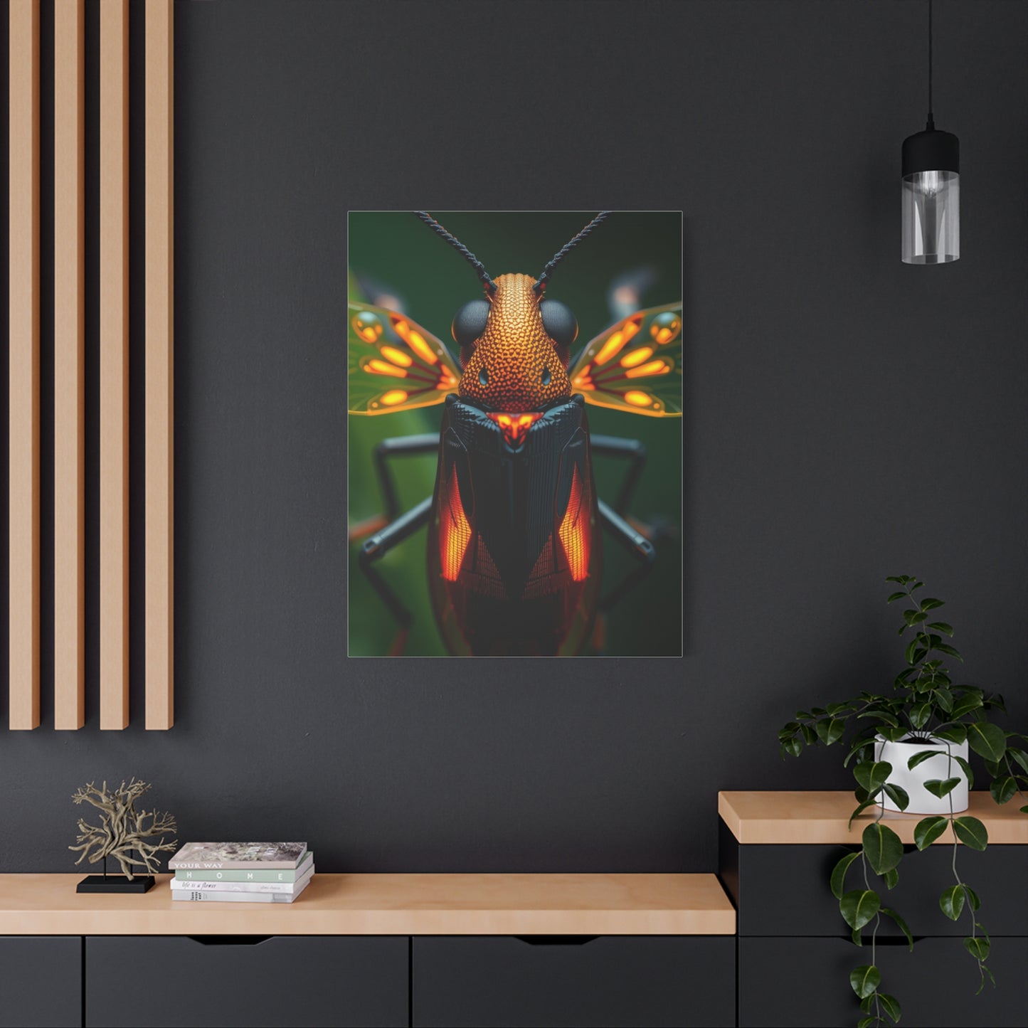 Firefly (Lighting Bug) Art Luxury Canvas Wall Art & Canvas Print