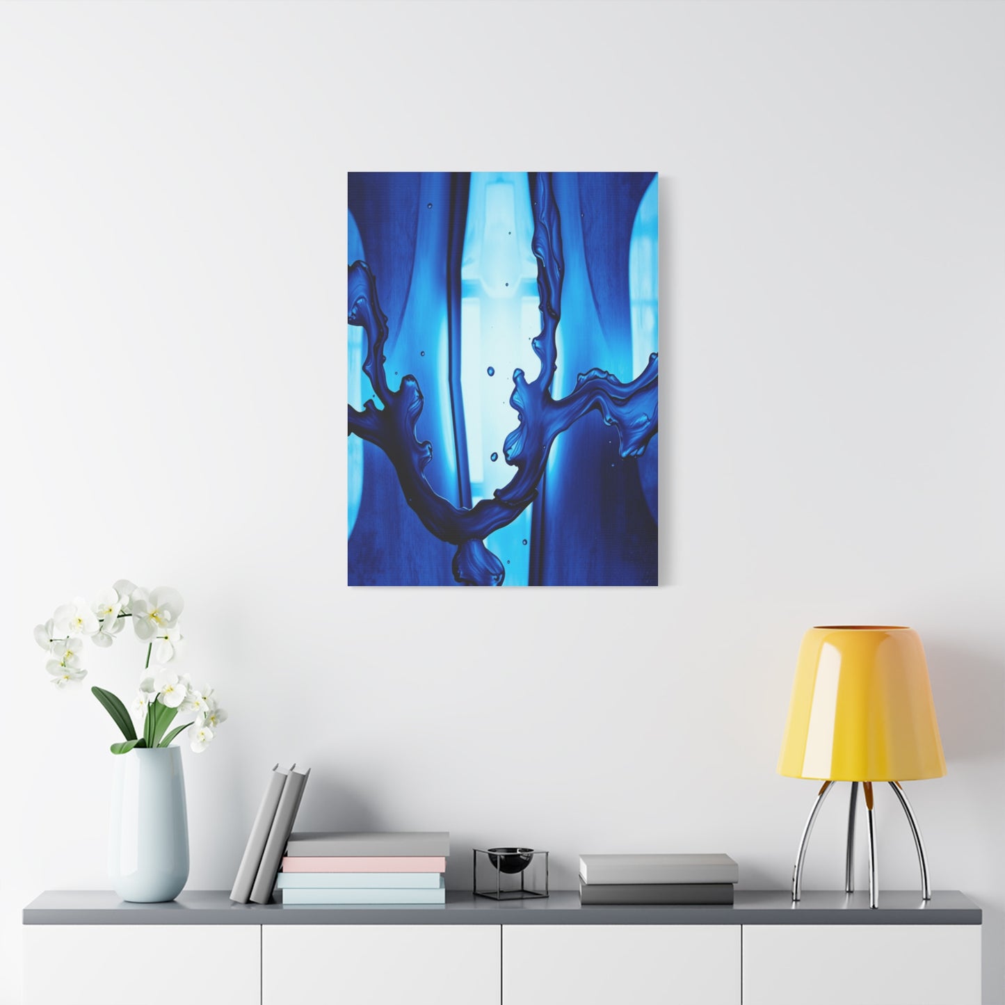 Elite Blue Abstract Art Vision Wall Art & Canvas Print