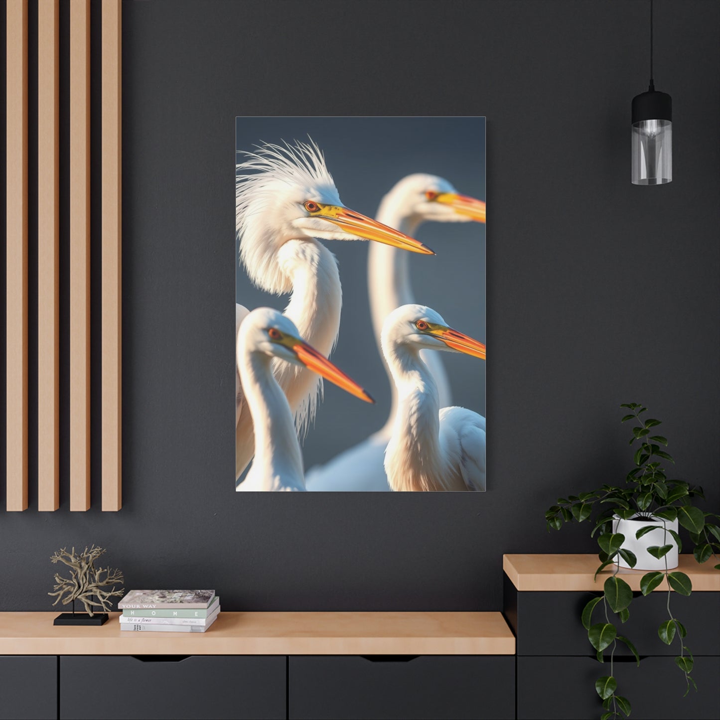 Supreme Herons and Egrets Art Collection Wall Art & Canvas Print