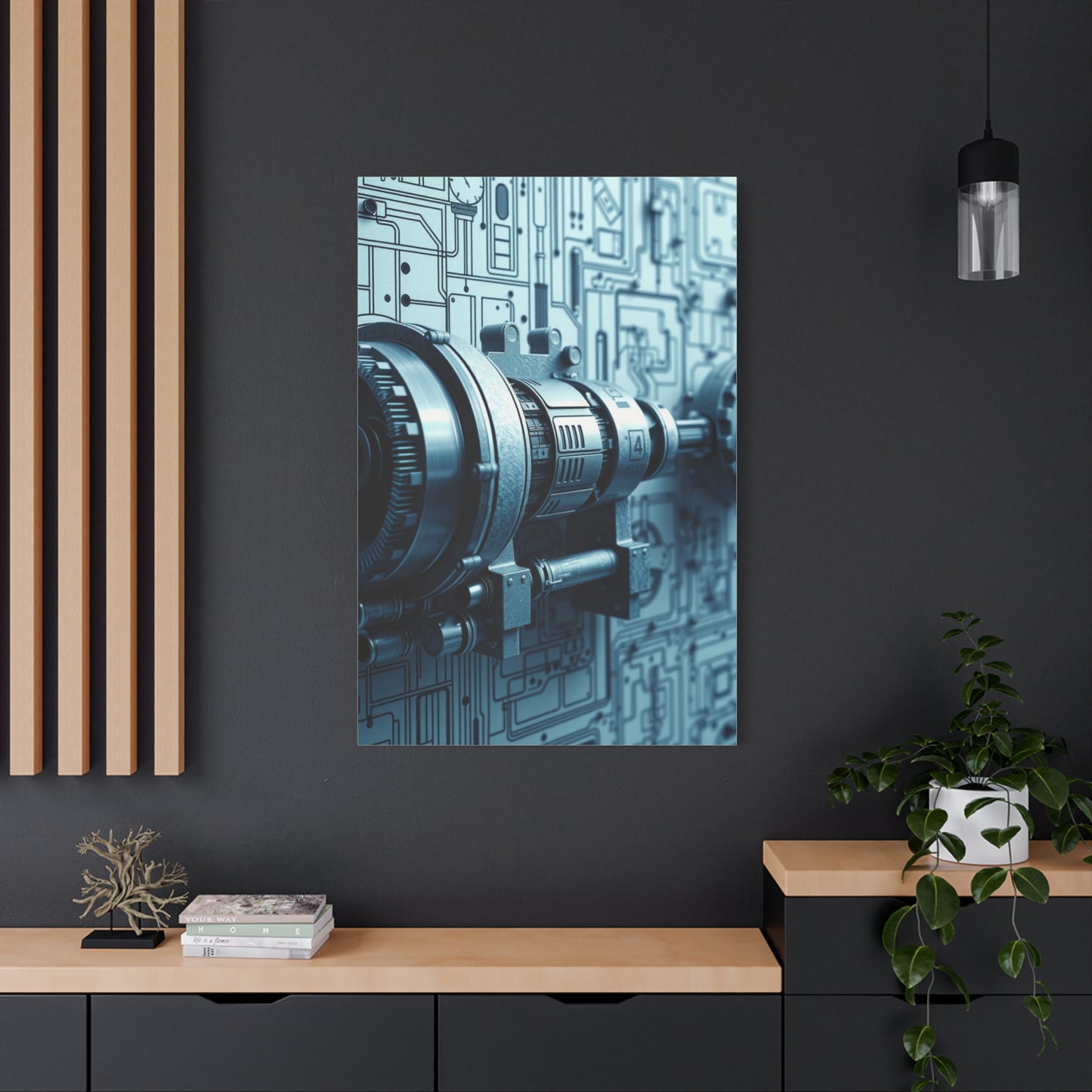 Engineering & Machinery Blueprints Art Supreme Gallery Wall Art & Canvas Print