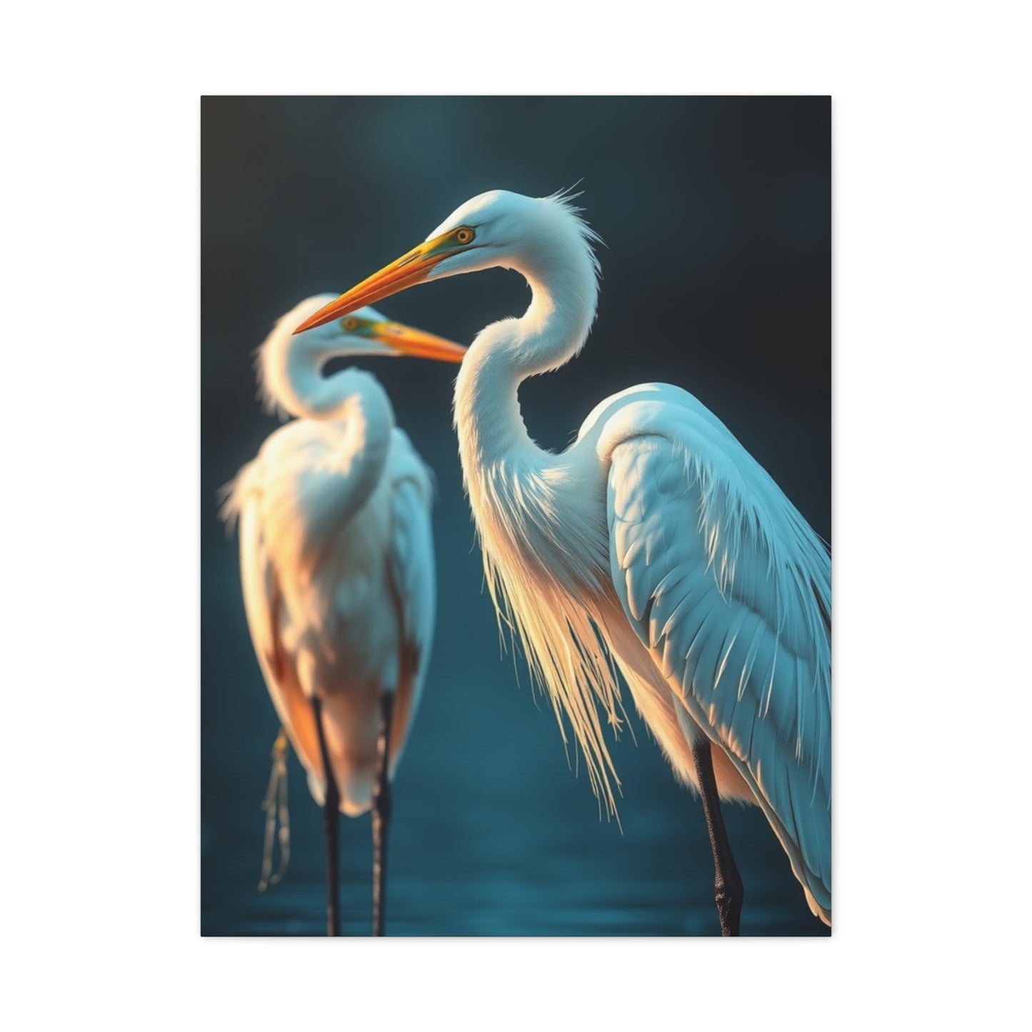 Herons and Egrets Art Refined Canvas Wall Art & Canvas Print