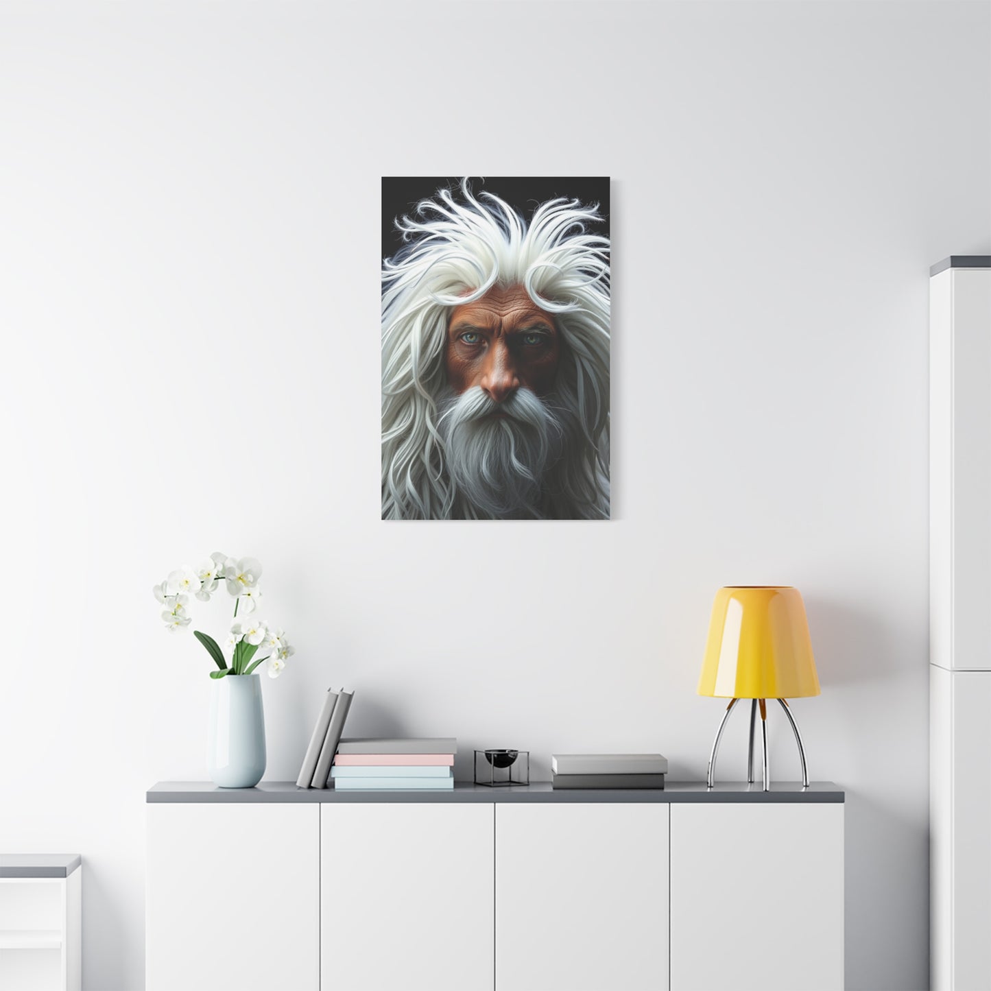 Supreme Gray & White Art Collection Wall Art & Canvas Print