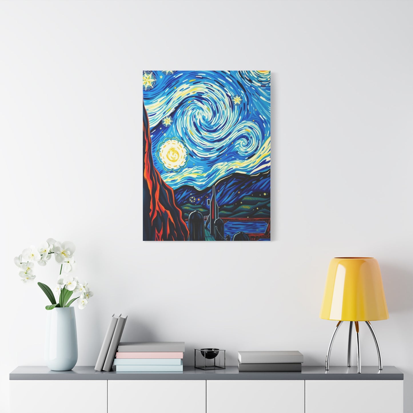 The Starry Night Canvas Art Supreme Gallery Wall Art & Canvas Print