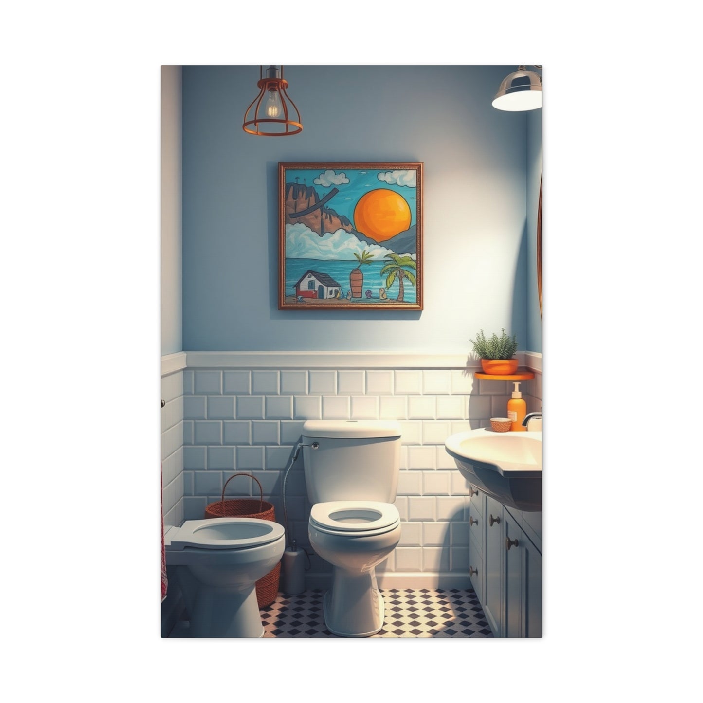 Kid’s Bathroom Art Supreme Gallery Wall Art & Canvas Print