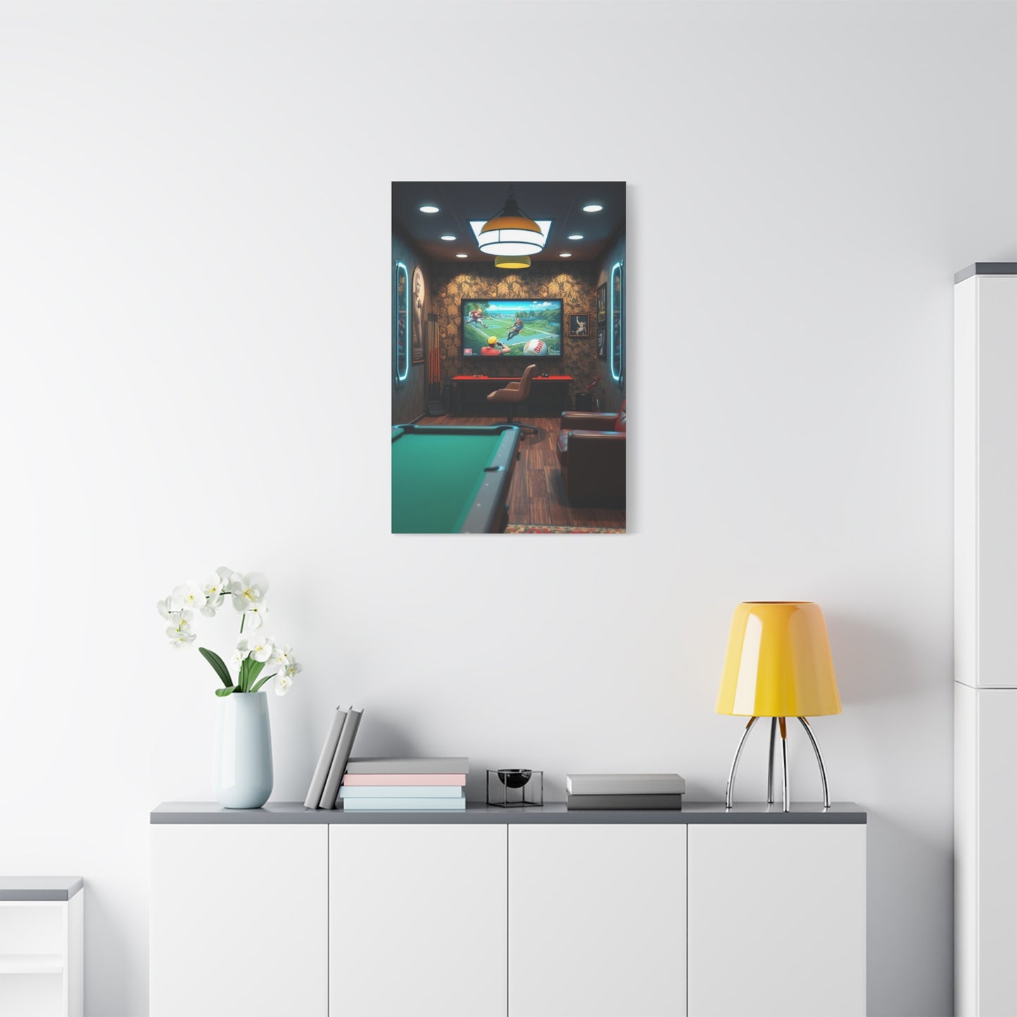 Masterpiece Game Room Art Vision Wall Art & Canvas Print