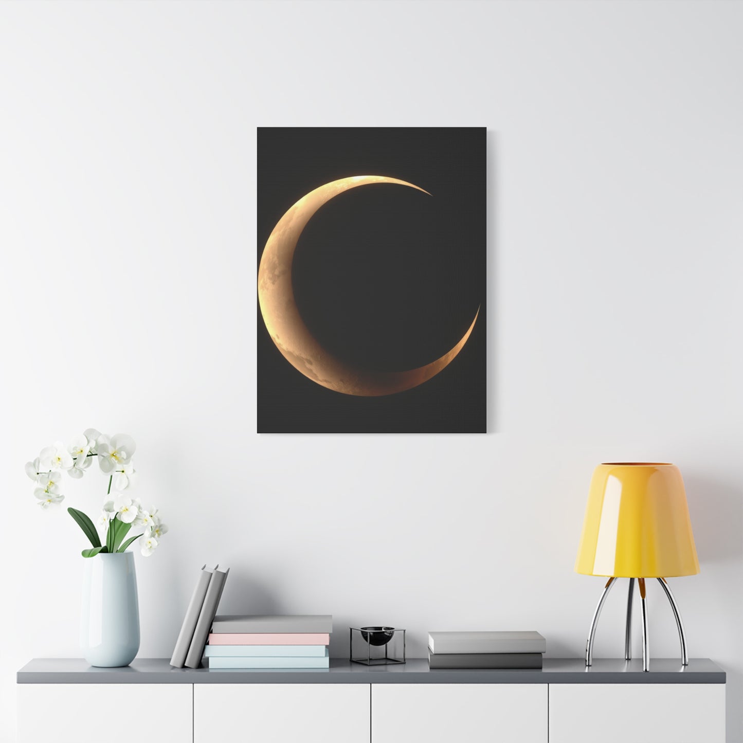 Masterpiece Crescent Moon Art Vision Wall Art & Canvas Print