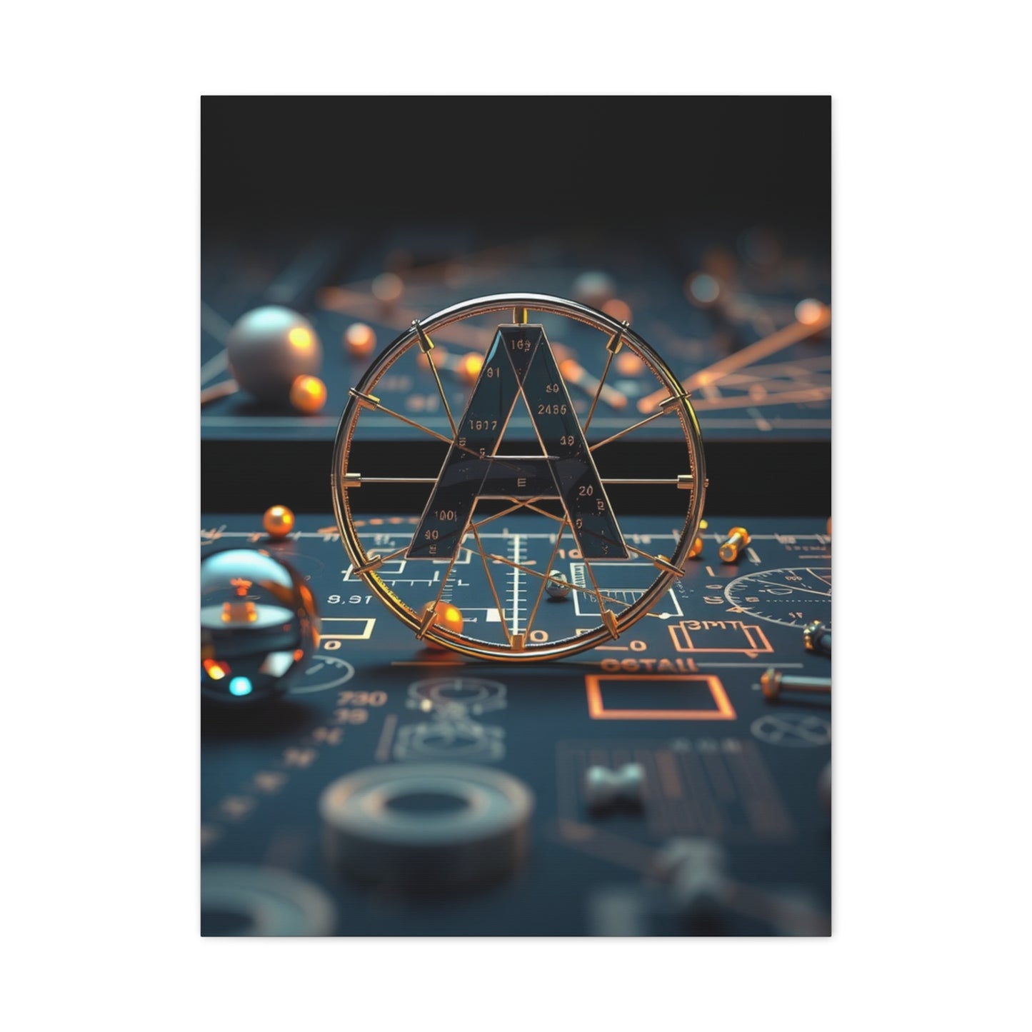 Mathematics Art Luxury Canvas Wall Art & Canvas Print