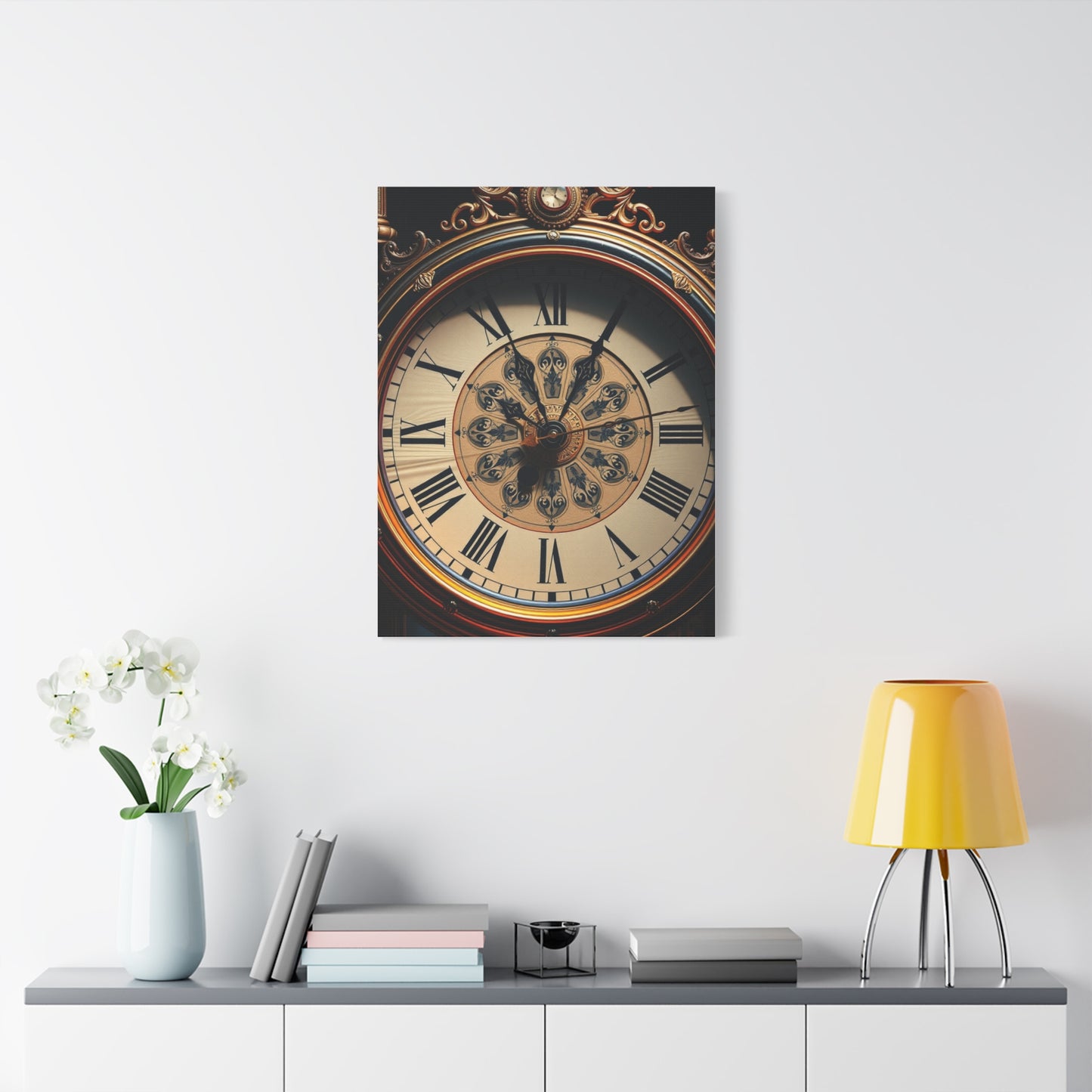Masterpiece Clock Art Vision Wall Art & Canvas Print