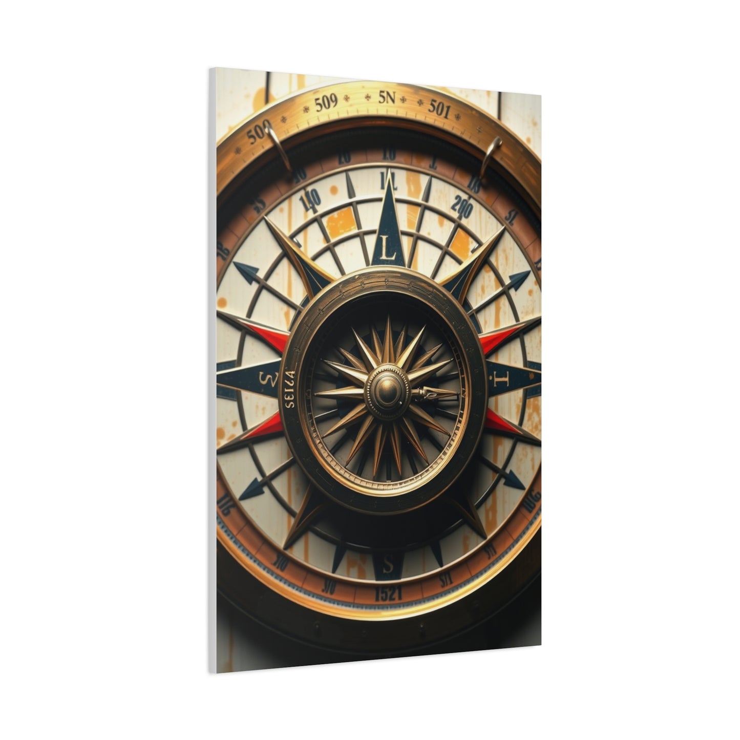 Masterpiece Compass Art Vision Wall Art & Canvas Print