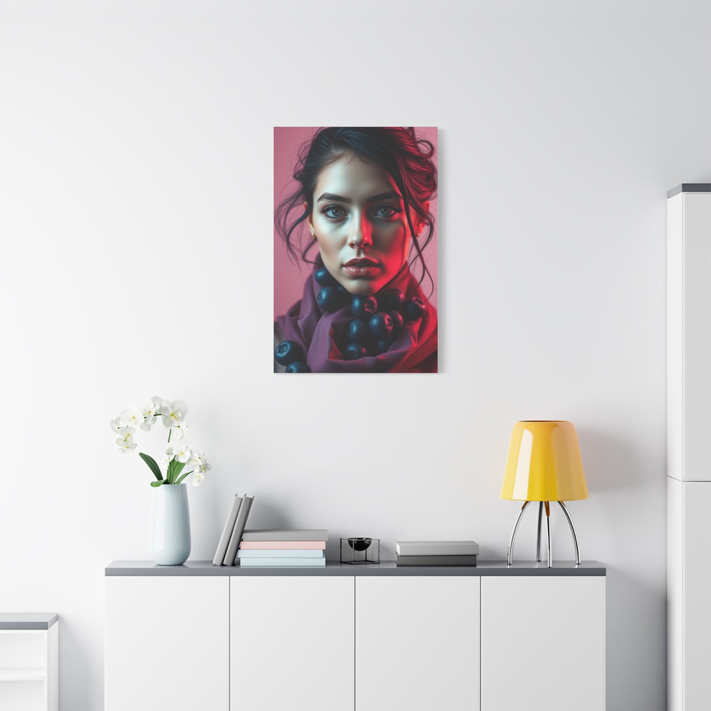 Supreme Blush and Blueberry Art Collection Wall Art & Canvas Print