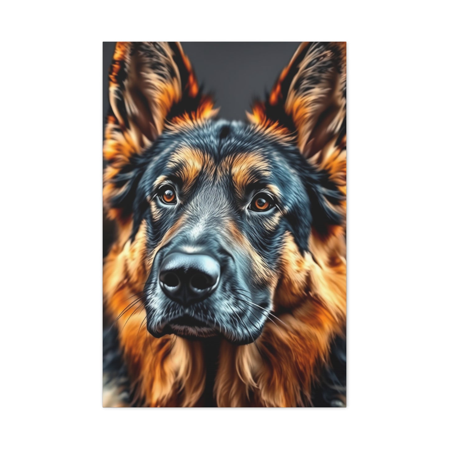 German Shepherd Art Refined Canvas Wall Art & Canvas Print
