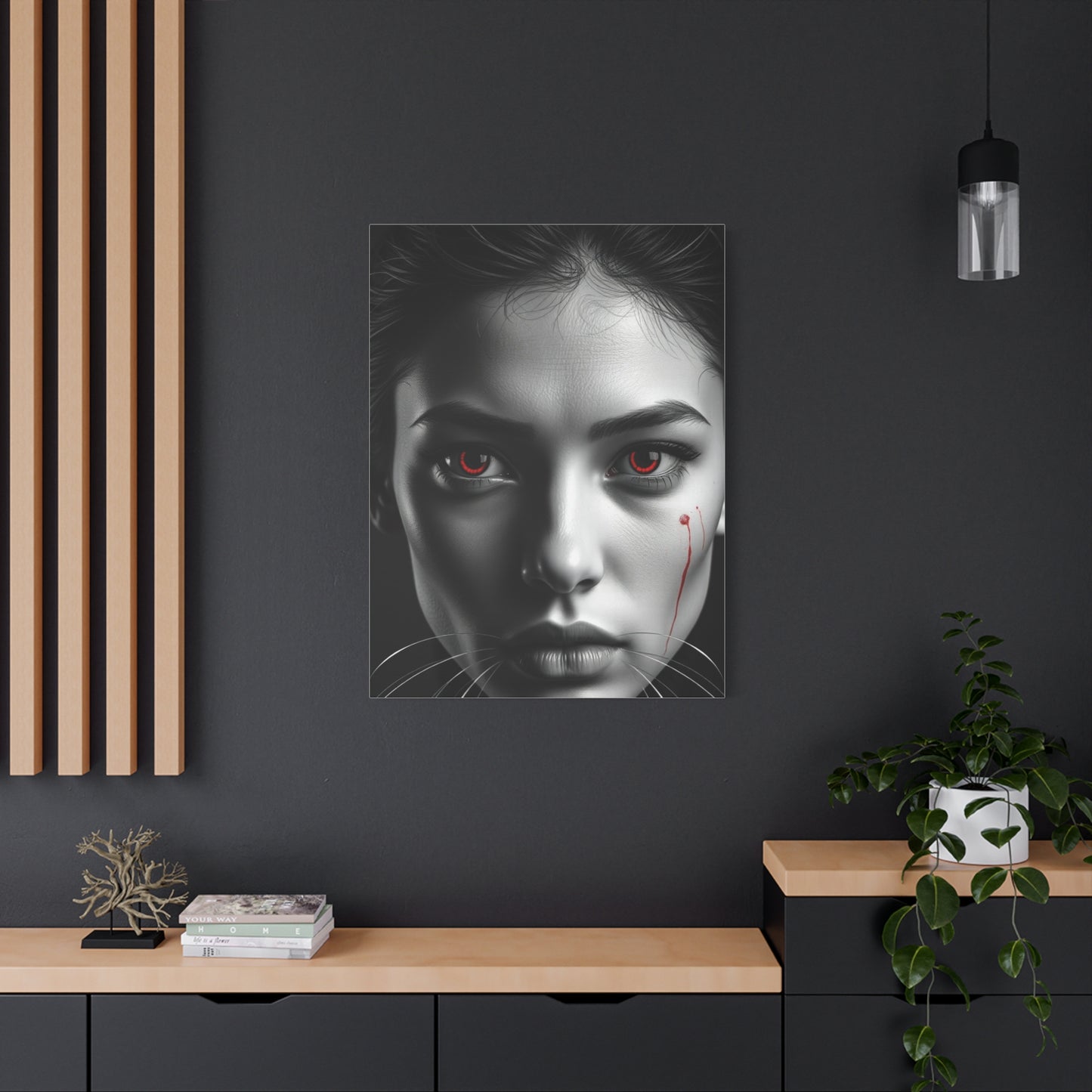 Supreme Black, White & Red Art Collection Wall Art & Canvas Print