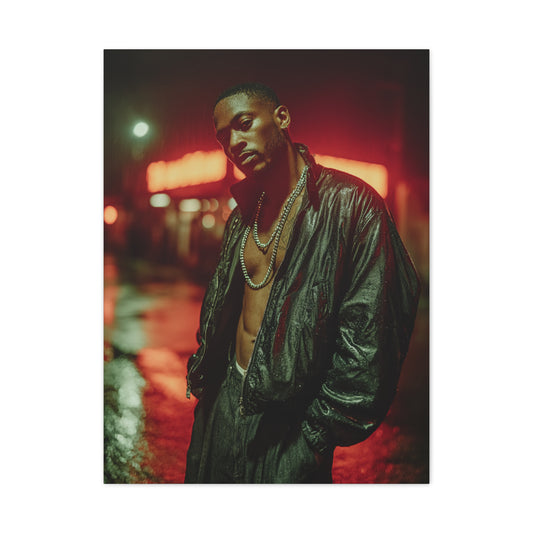 Urban Neon Street Gang Fashion Portrait Wall Art & Canvas Print