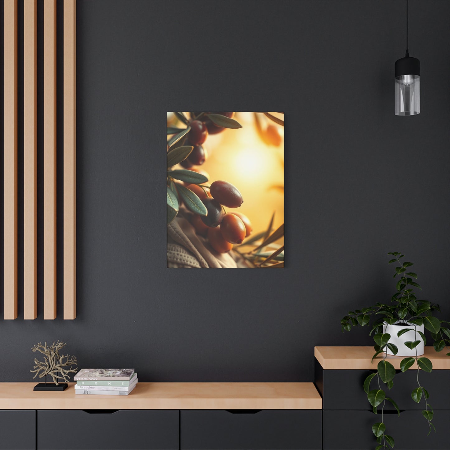 Luminous Olive Masterpiece