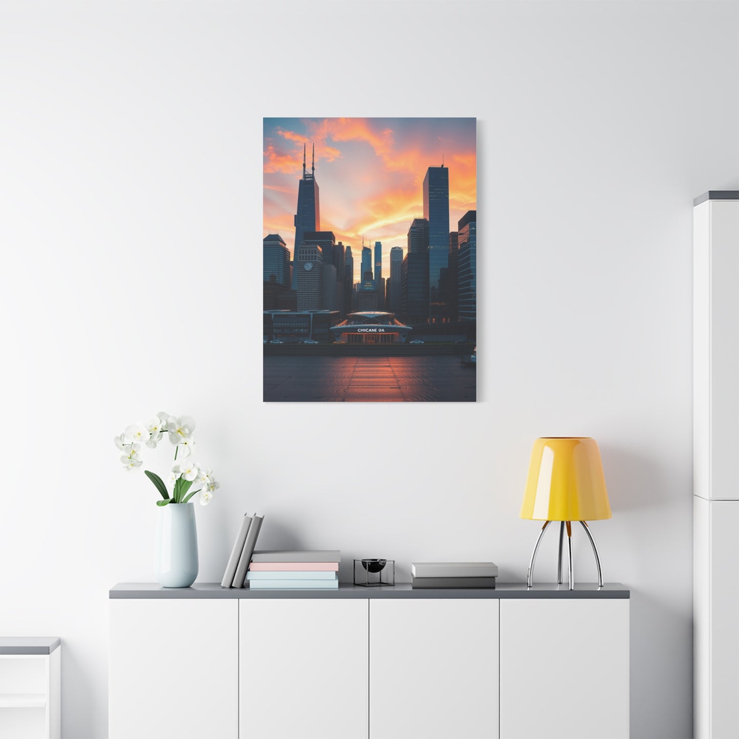 Vision Chicago Skylines Art Art Wall Art & Canvas Print