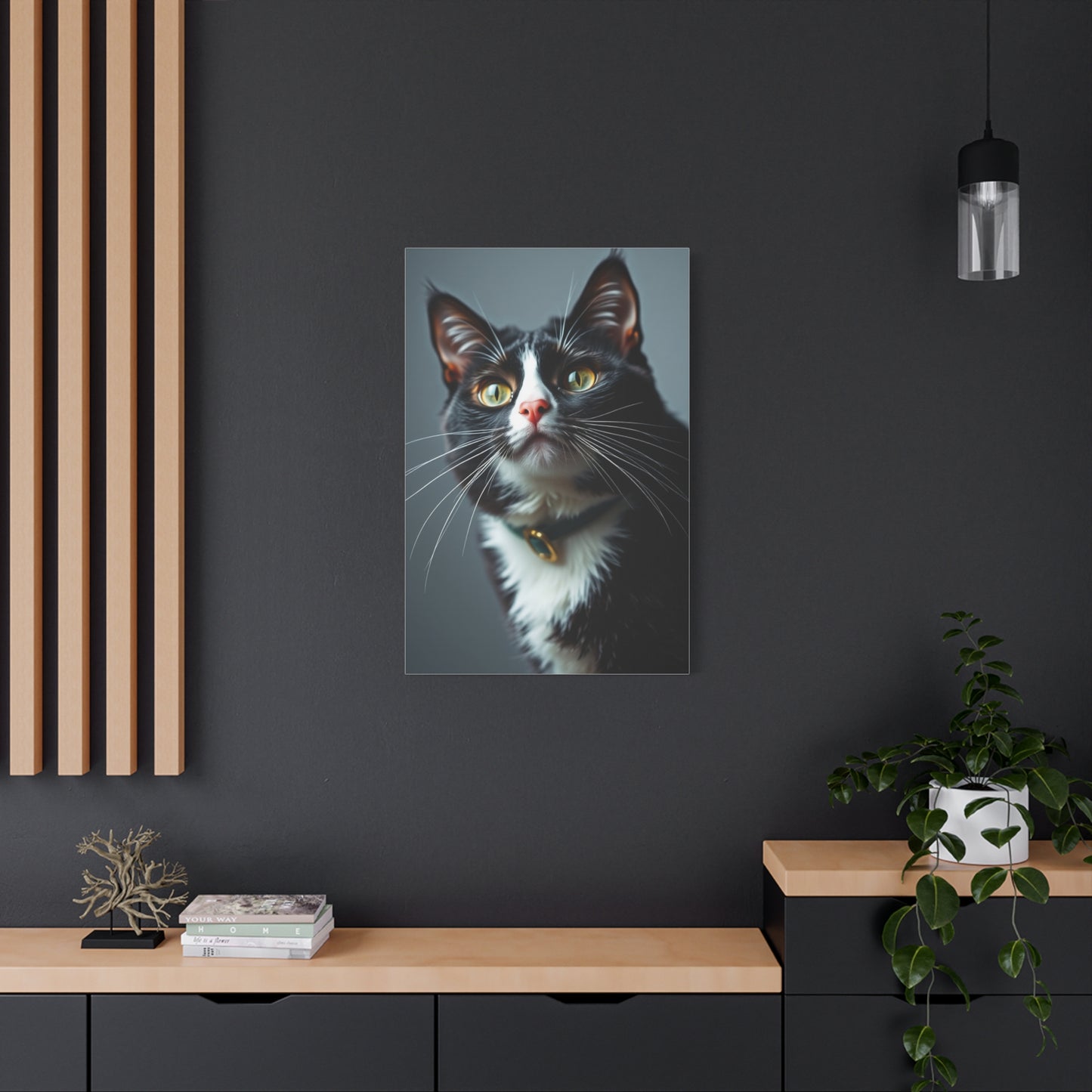 Supreme Tuxedo Cat Art Collection Wall Art & Canvas Print