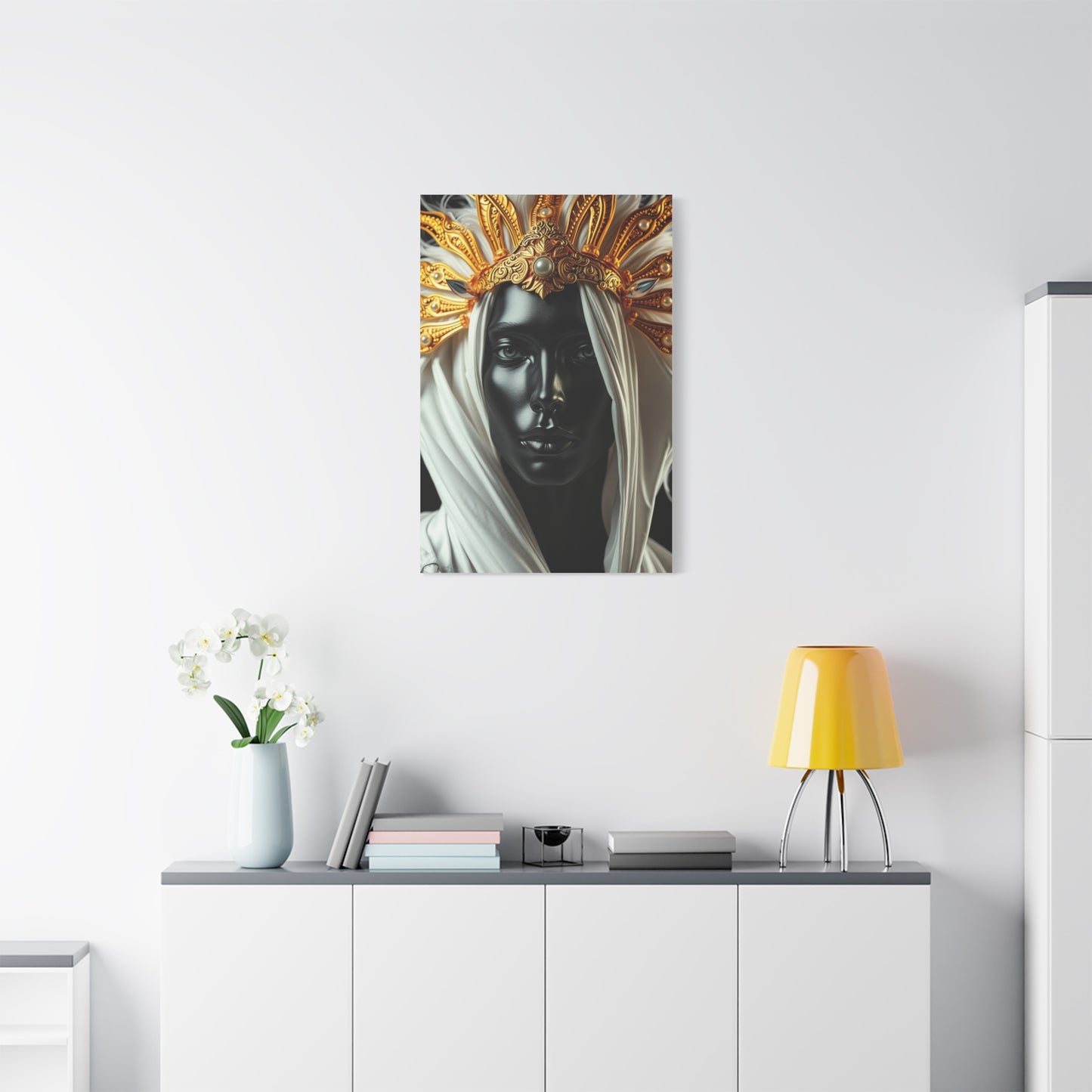 Supreme Black White and Gold Art Collection Wall Art & Canvas Print
