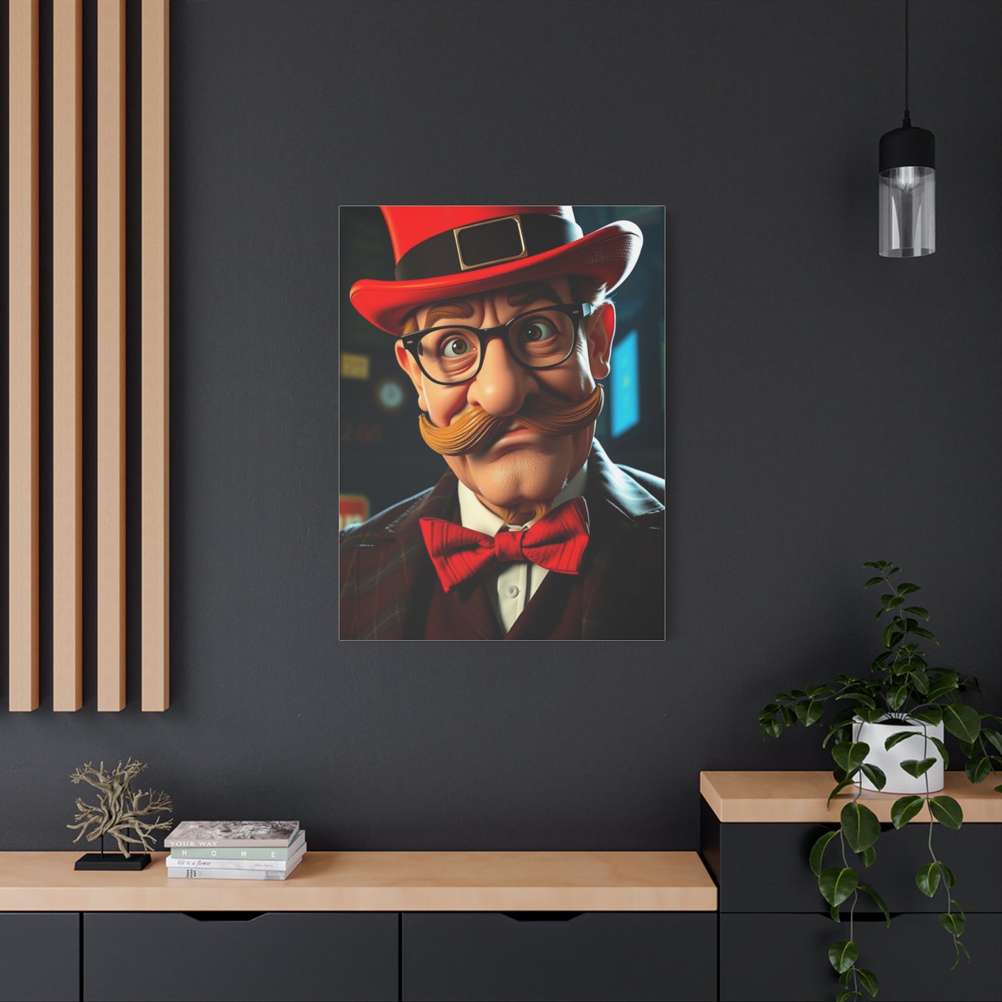 Rich Uncle Pennybags Art Refined Canvas Wall Art & Canvas Print