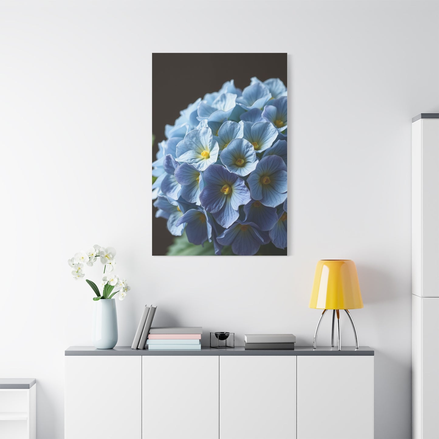 Hydrangea Flower Art Refined Canvas Wall Art & Canvas Print