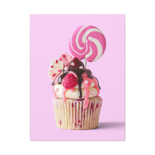 Candy Meadow Cupcake Wall Art & Canvas Prints