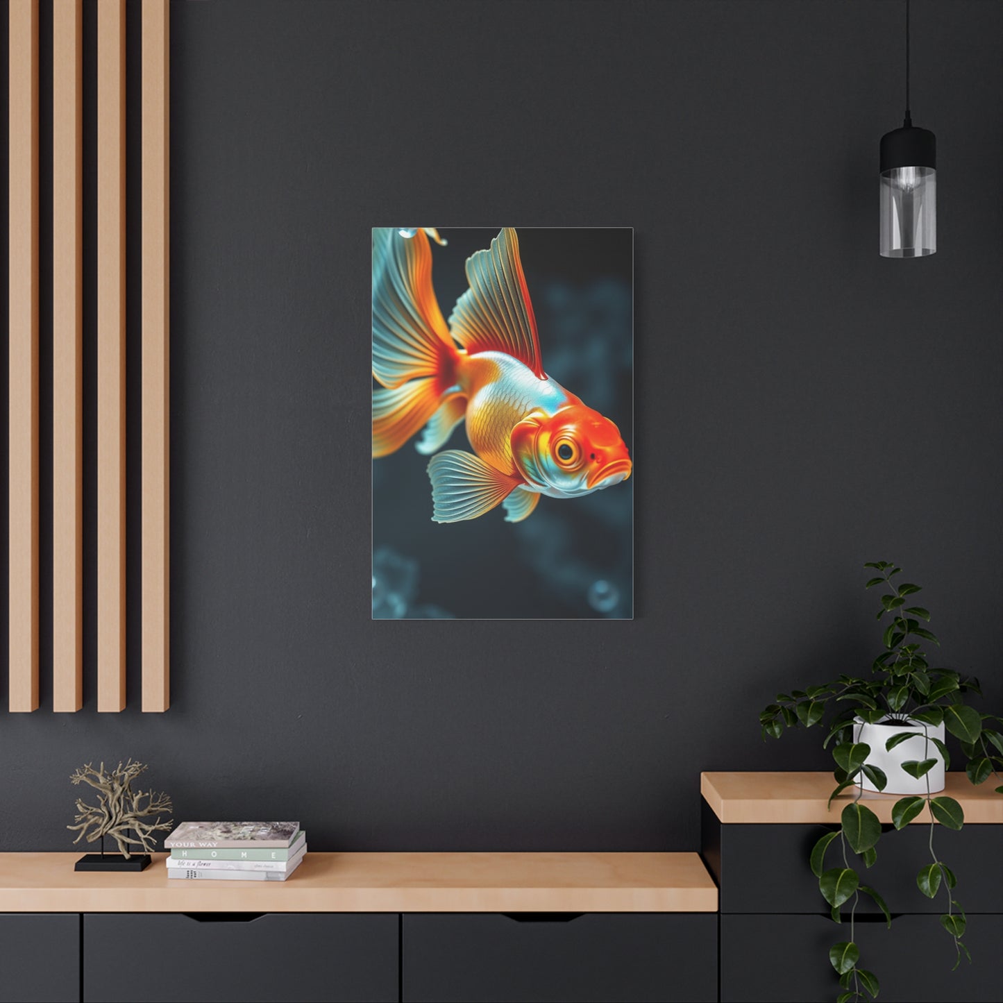 Masterpiece Goldfish Art Vision Wall Art & Canvas Print