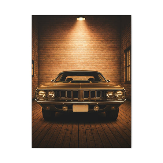 Plymouth Barracuda Cuda Vintage Garage Wall Art & Canvas Prints