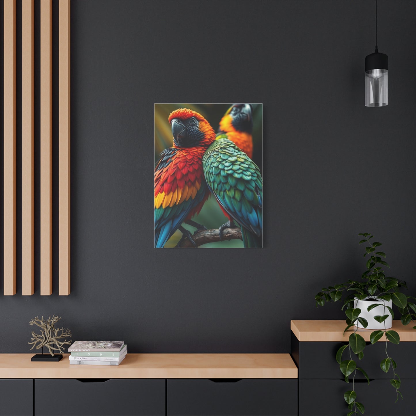 Tropical Birds Art Supreme Gallery Wall Art & Canvas Print