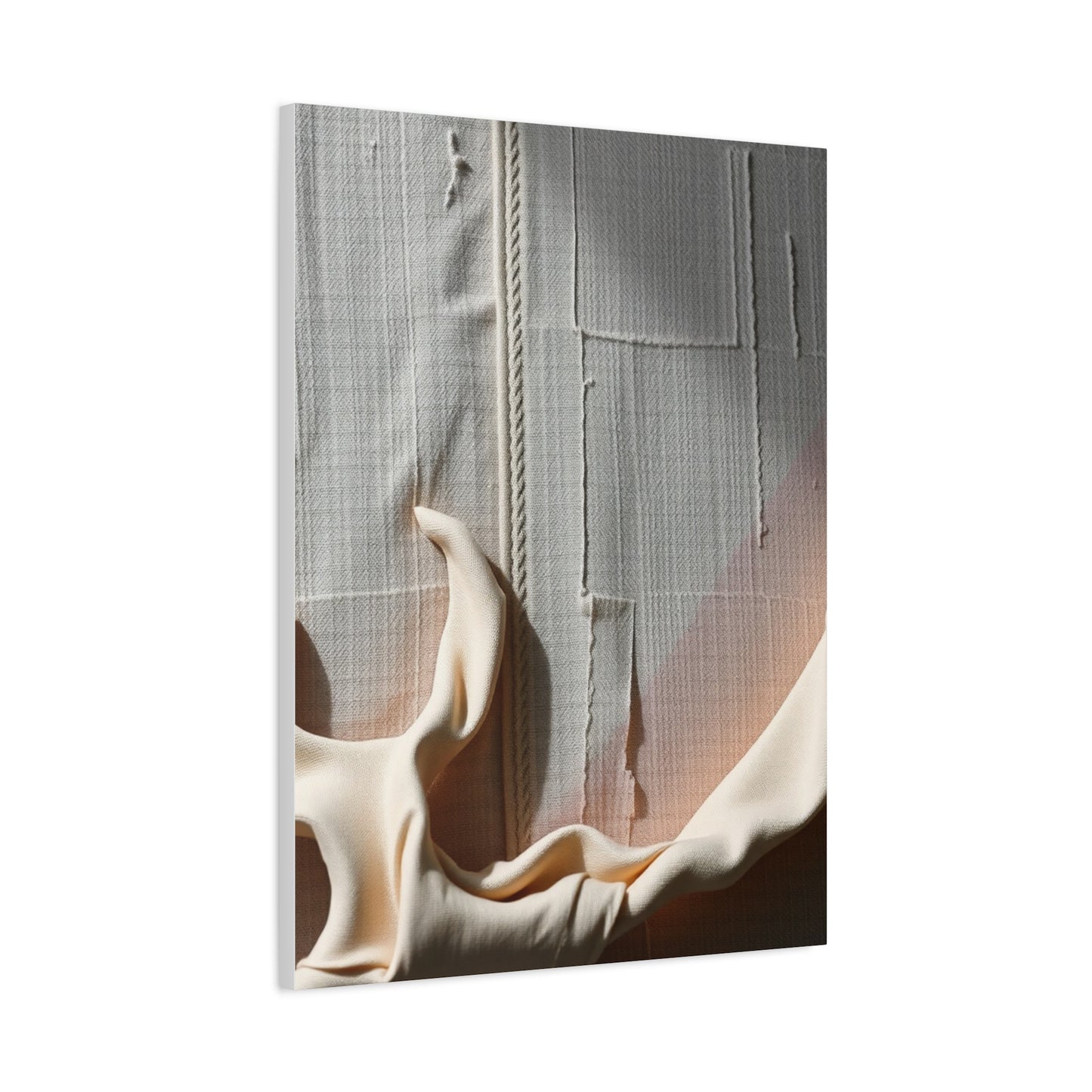 Taupe, Linen, and Gray Art Luxury Canvas Wall Art & Canvas Print